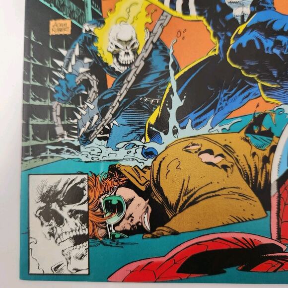 Ghost Rider Blaze Spirits of Vengeance #5 Comic 1992 Venom Part‎ 2 - Picture 4 of 4